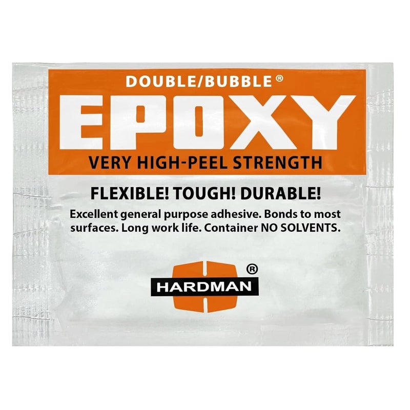 Double Bubble Hardman Orange High Peel Strength Epoxy - 04007 (50 Pack) - Image 1